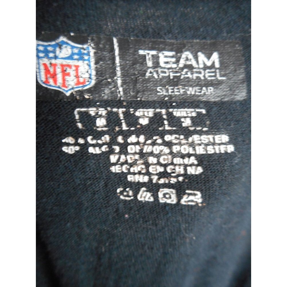 Black / Yellow Unisex Sz M NFL Team Apparel SleepWear Tshirt Pittsburgh Steelers - Picture 4 of 4